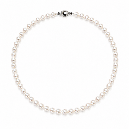 Aurora Five-Star Freshwater Pearl Strand Necklace, 5–6 mm